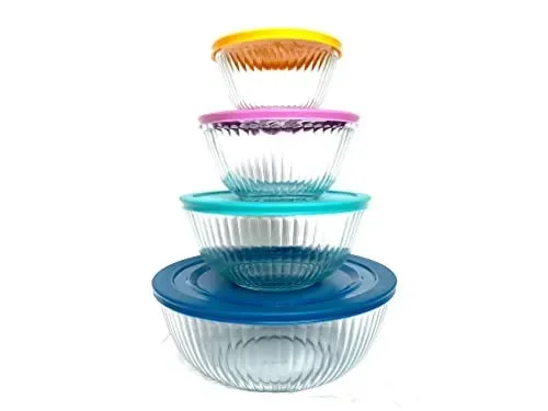 8-piece 100 Years Glass Mixing Bowl Set (Limited Edition)