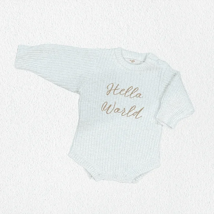 ‘Hello World’ Announcement Romper