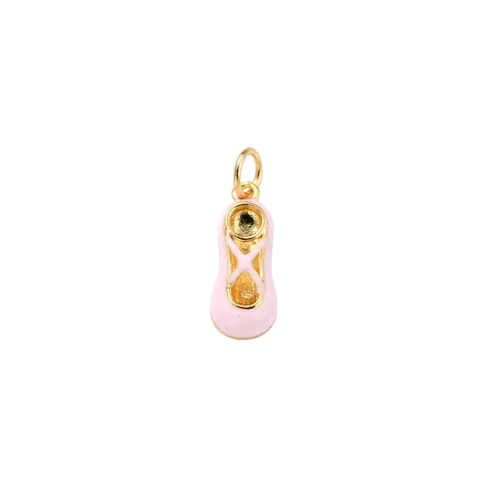 ‘On Pointe’ Soft Pink Ballet Slipper Charm