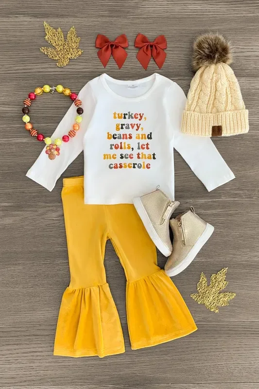 “…Let Me See That Casserole ” Bell Bottom Set