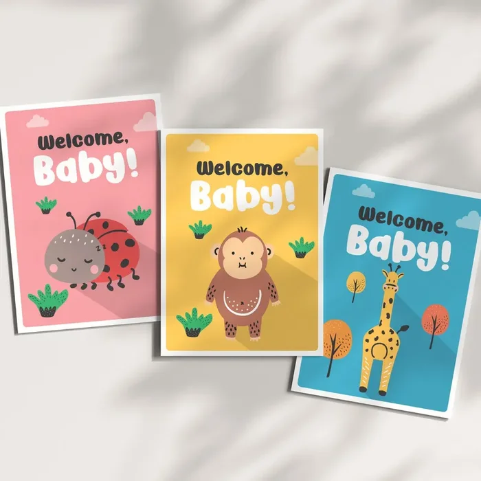 “welcome, Baby ” Greeting Card