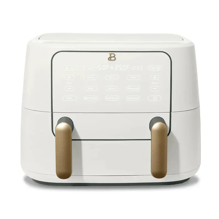 9 QT TriZone Air Fryer – White Icing by Drew Barrymore