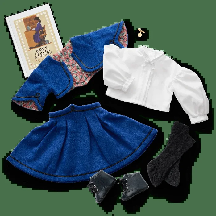 Addy’s™ School Outfit & Book (Historical Characters)