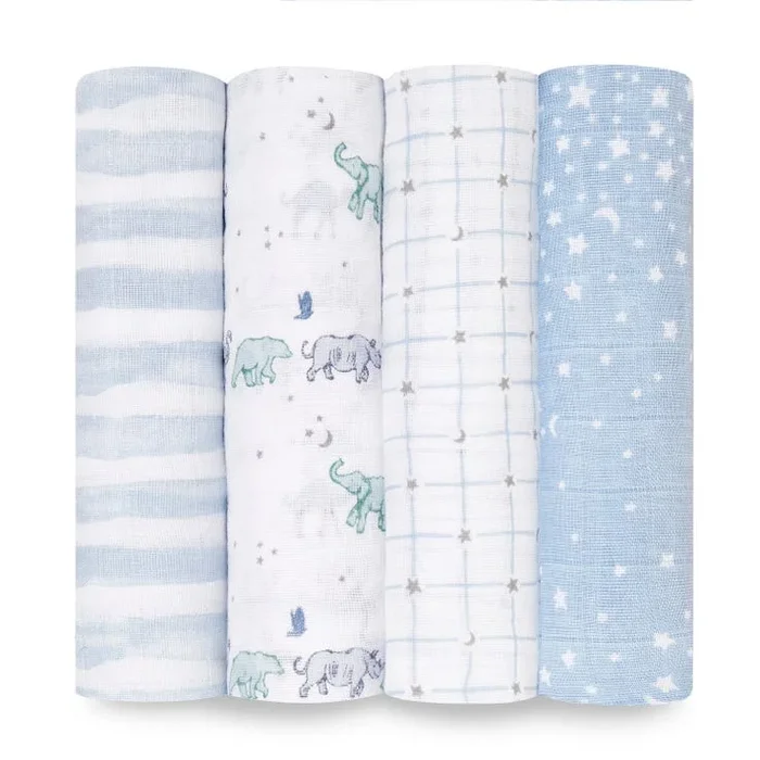 Aden and Anais 4-Pack Classic Swaddles – Rising Star