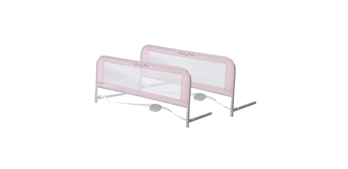 Adjustable Mesh Bedrail Double Pack – Pink