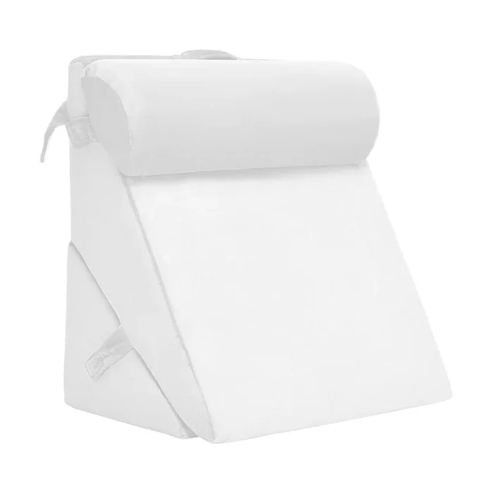 Adjustable Neck Back Support Memory Foam Headrest-White