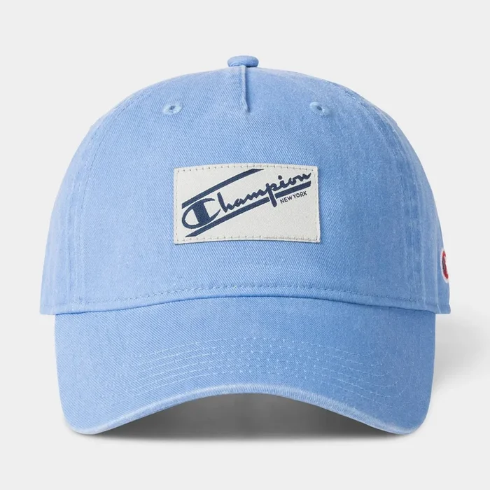 Adult Pigment-Washed Twill Baseball Hat – Blue