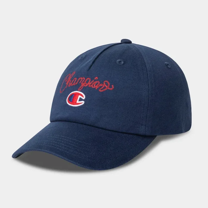 Adult Script Jersey Baseball Hat – Navy