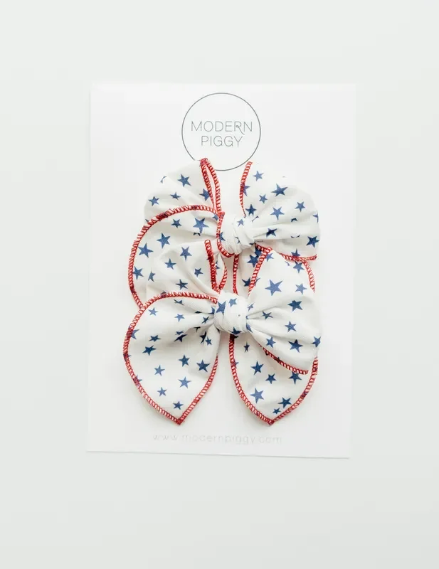 All American | Pigtail Set – Petite Party Bow