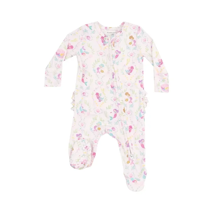 Angel Dear 2 Way Zipper Ruffle Footie | Mermaids