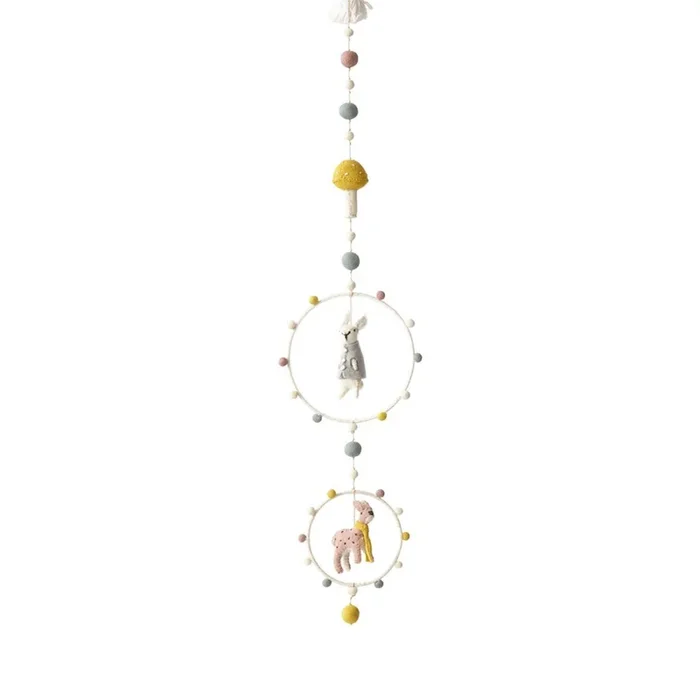 Animal Hoop Mobiles