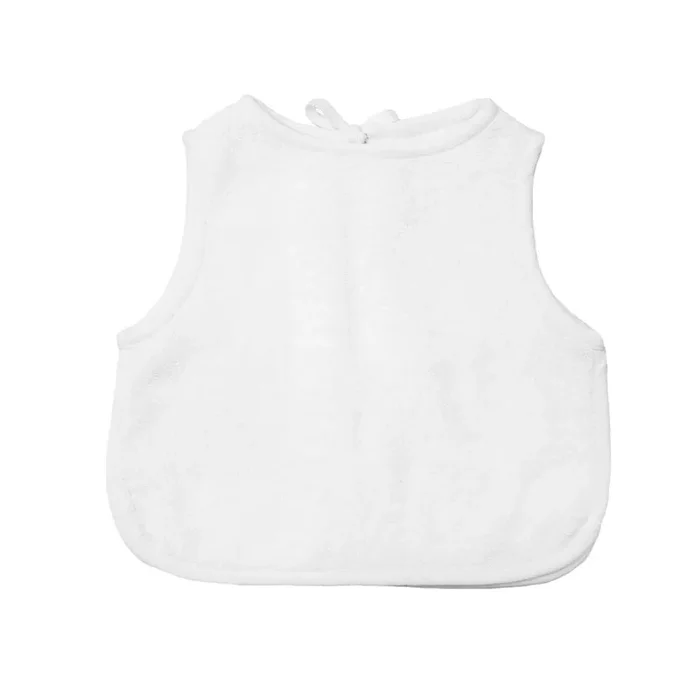 Apron Bib | White Linen