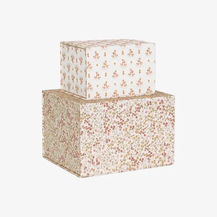 Ati Square Box Set – Rose Red / Floral Bl