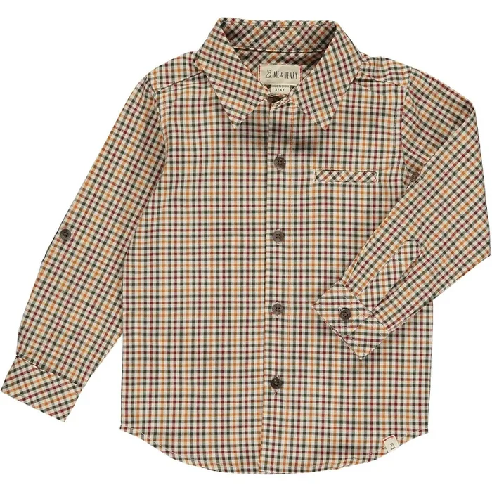 Atwood Woven Shirt | Burgundy Plaid