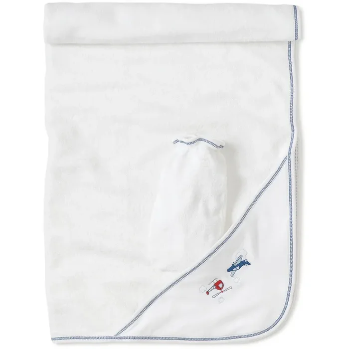 Aviators Hooded Towel & Mitt Set