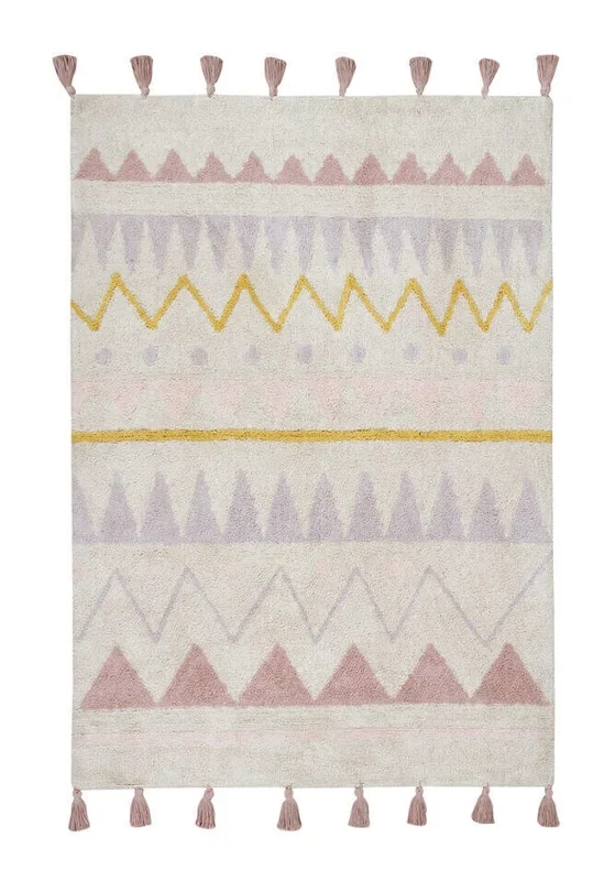 Azteca Washable Rug in Vintage Nude