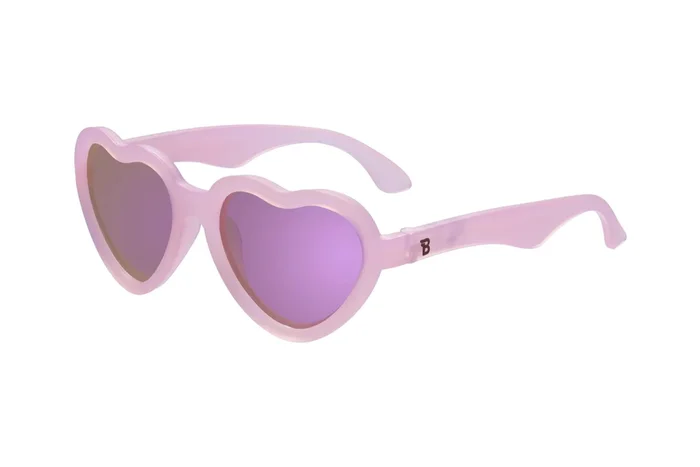Babiators Polarized Hearts 6+ Years | Frosted Pink