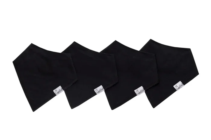 Baby Bandana Bibs – Black Basics