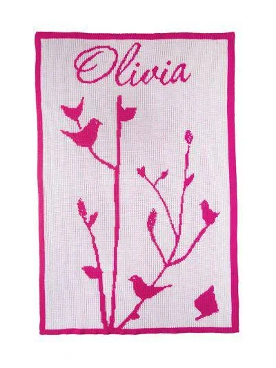 Baby Birds Stroller Blanket