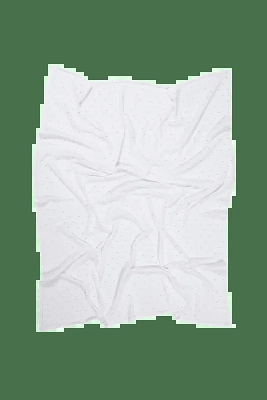 Baby Blanket Biscuit White