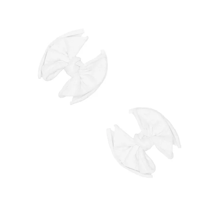 Baby Bling 2-Pack Fab Clips | White