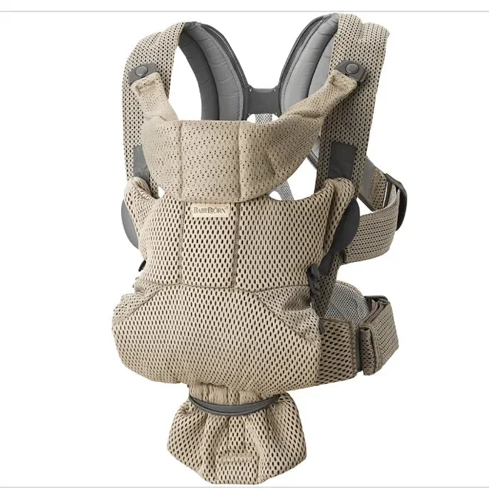 Baby Carrier Free – Gray Beige / 3D Mesh