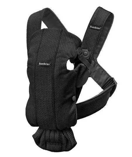 Baby Carrier Mini Black 3D Mesh