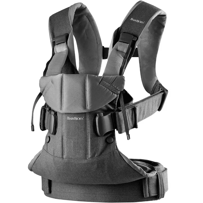 Baby Carrier One- Denim Gray/Dark Gray Woven