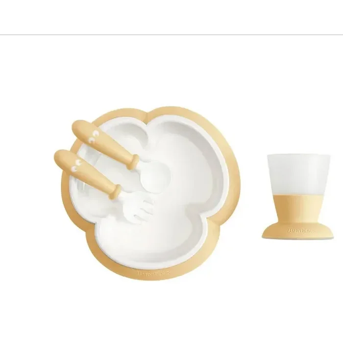 Baby Feeding Set – Powder Yellow