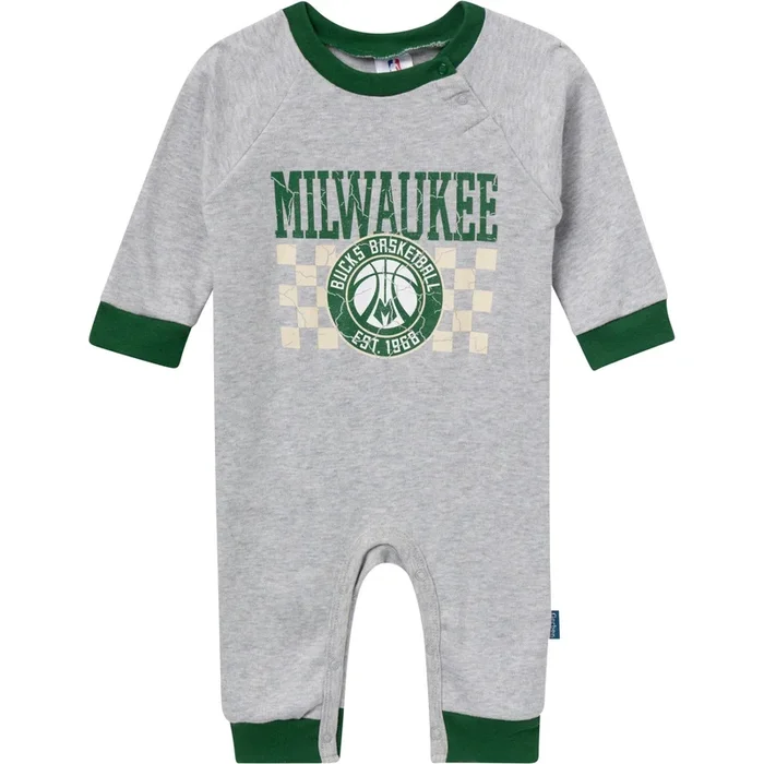 Baby Neutral Milwaukee Bucks Romper