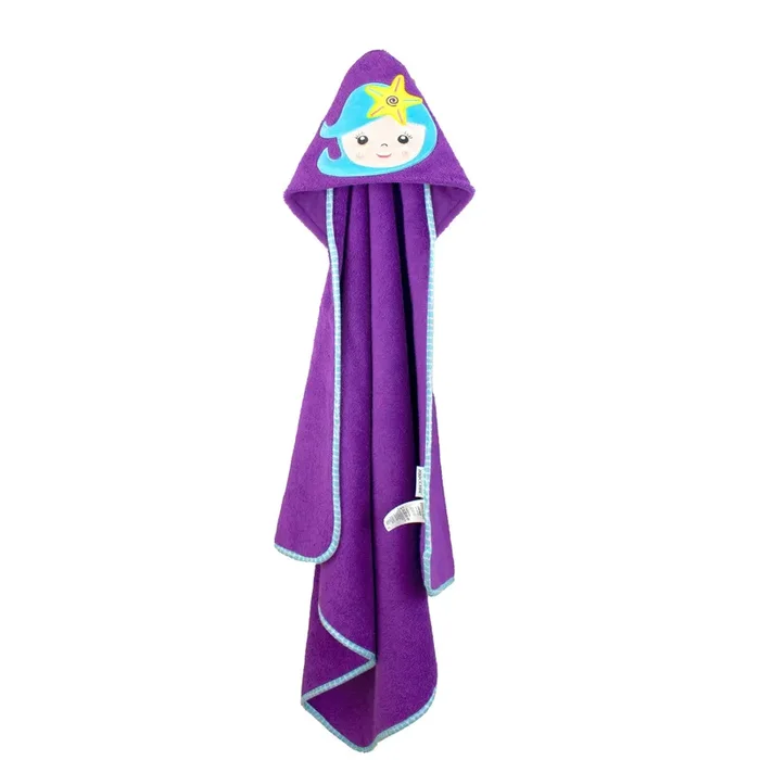 Baby Plush Terry Hooded Bath Towel – Maya The Mermaid