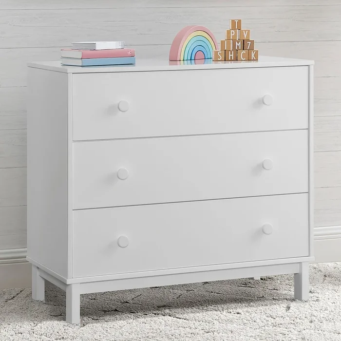 BabyGap Legacy 3 Drawer Dresser With Interlocking Drawers – White