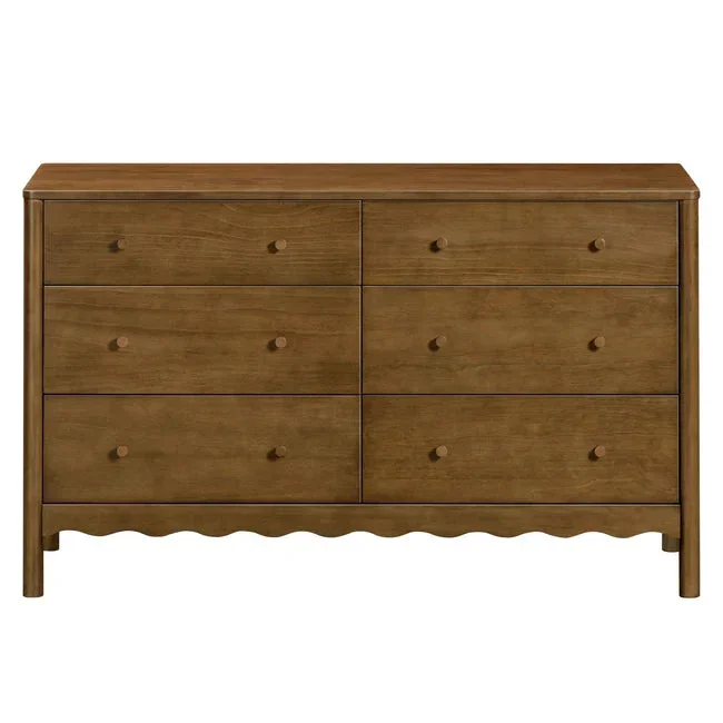 Babyletto Swell 6-Drawer Dresser | Natural Walnut