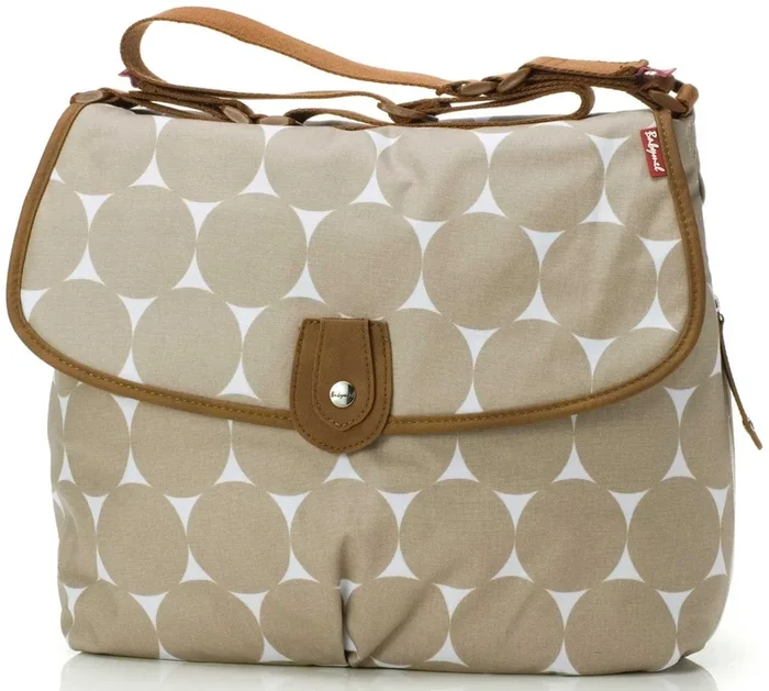 Babymel Satchel Diaper Bag – Beige Dot