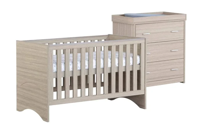 Babymore Veni 2 Piece Furniture Set – Oak