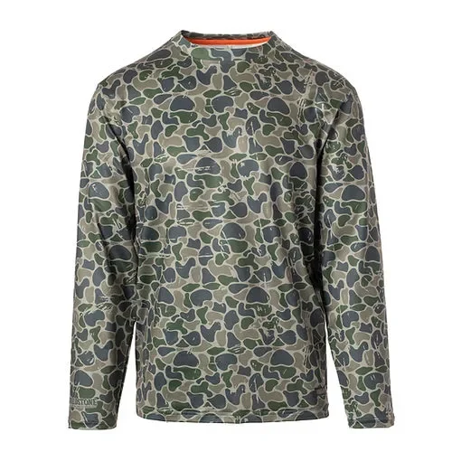 Backwoods Camo LS Dry Fit Tee