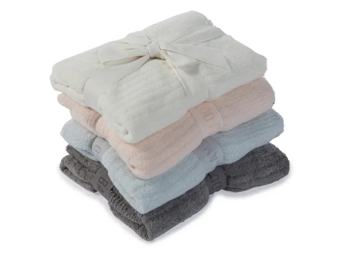 Barefoot Dreams CozyChic Lite Ribbed Baby Blanket