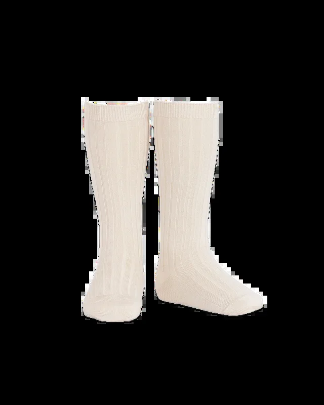 Basic Rib Knee High Socks Baby