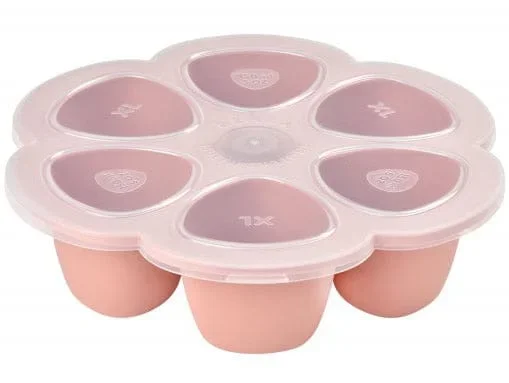 Beaba Multiportions 5oz Silicone Tray – Rose