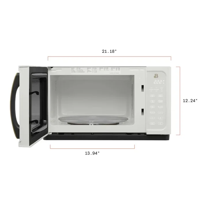 Beautiful 1.1 Cu ft 1000 Watt, Sensor Microwave Oven
