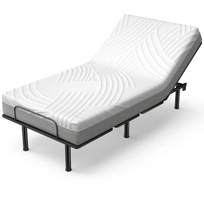 Bed Mattress Gel Memory Foam Convoluted Foam for Adjustable Bed-8 Inches