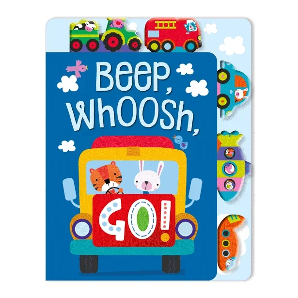 Beep, Whoosh, GO! Board Book