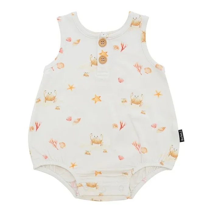 Belan.J Sleeveless Bubble Onesie
