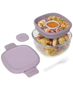 Bentgo Leak-Proof All-in-One Salad Container – Lavender