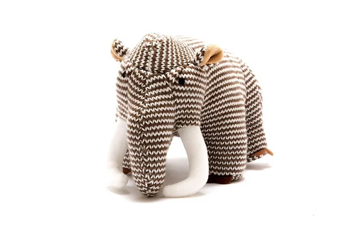 Best Years Knitted Woolly Mammoth Plush Toy