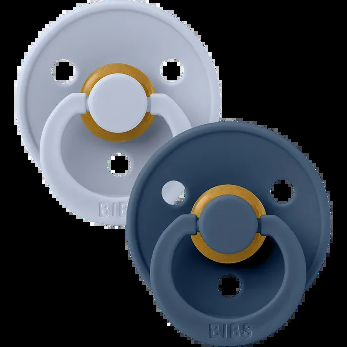 BIBS Color 2-Pack | Dusty Blue/Steel Blue