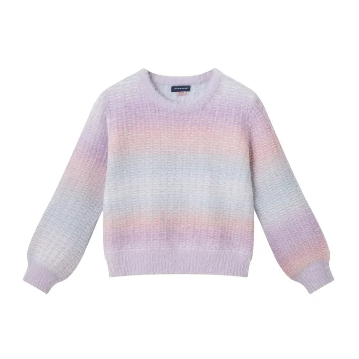 Big Kids Ombre Sweater | Purple Lavender