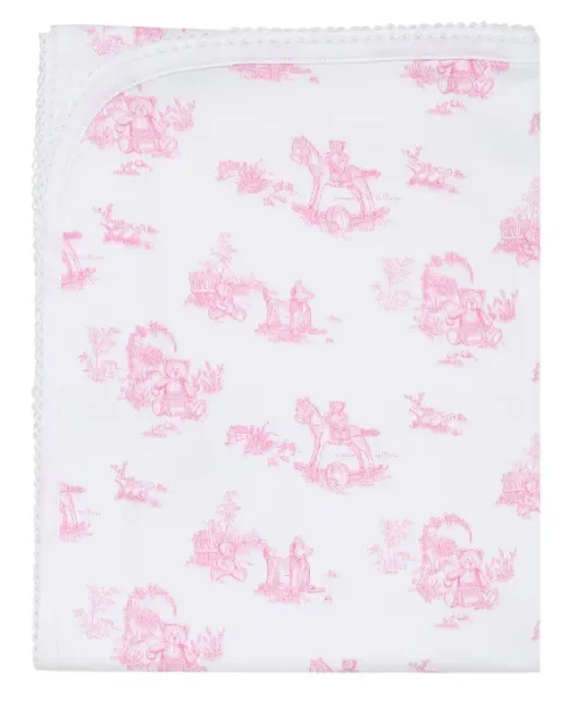 Blanket | Pink Toile