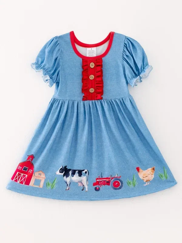 Blue Farm Short Sleeve Dress