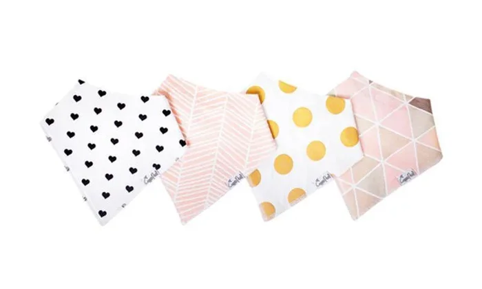 Blush Baby Bandana Bibs